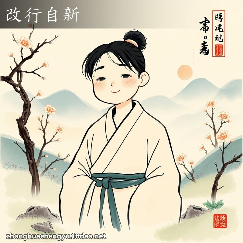 改行自新 配图