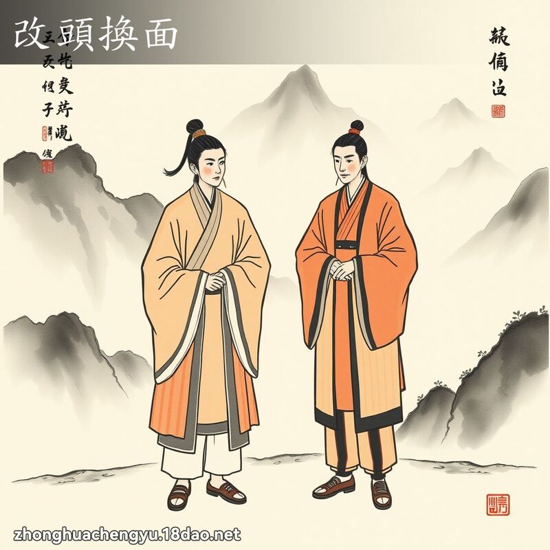 改頭換面 配图