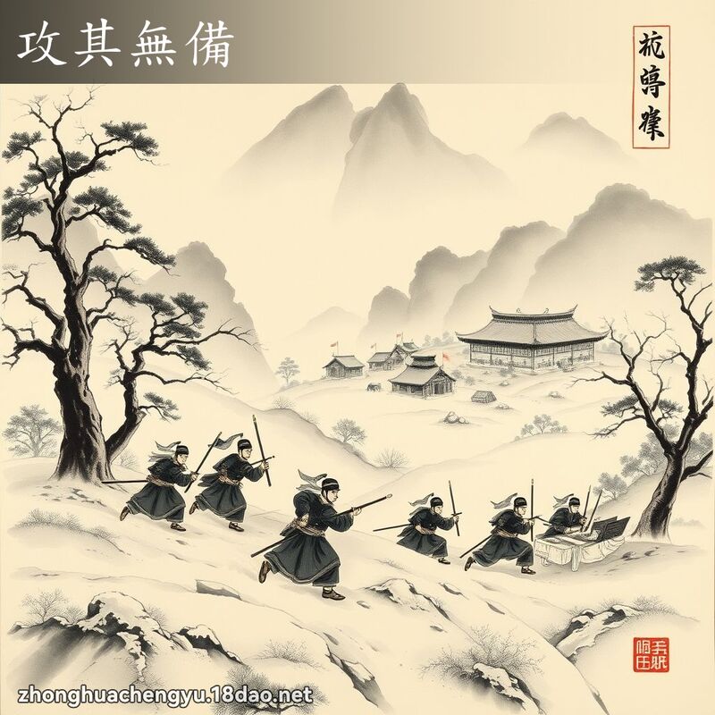 攻其無備 配图