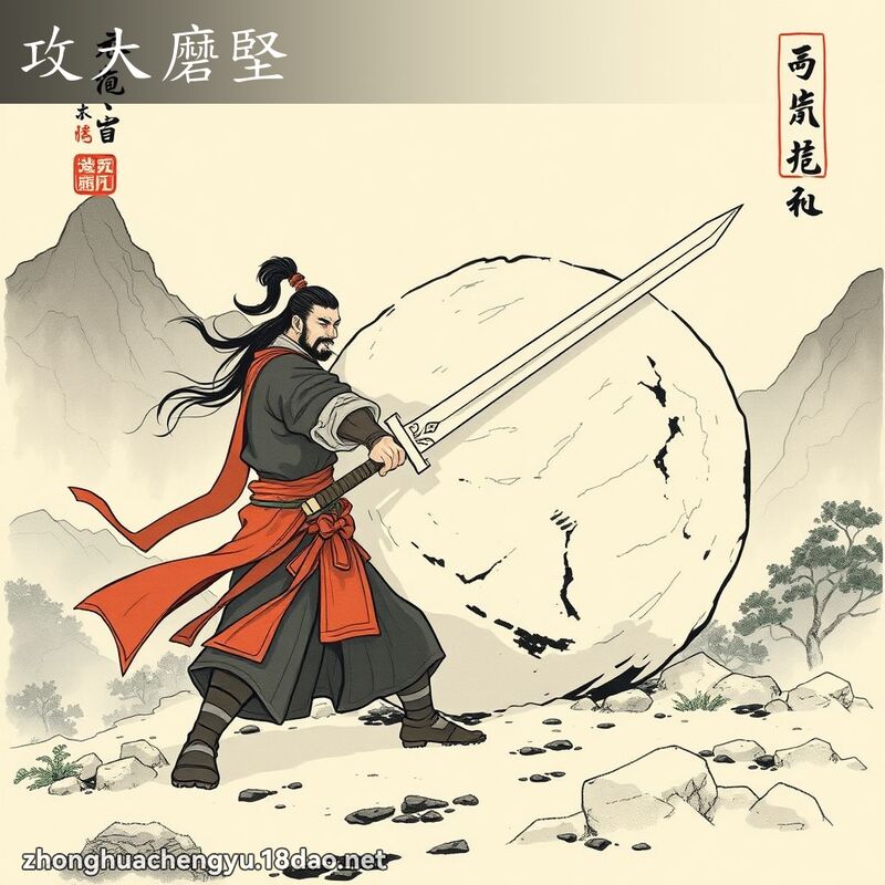 攻大磨堅 配图