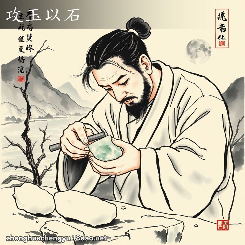 攻玉以石 配图