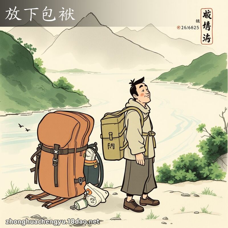 放下包袱 配图
