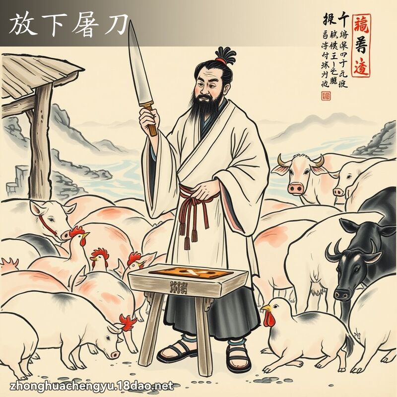 放下屠刀 配图