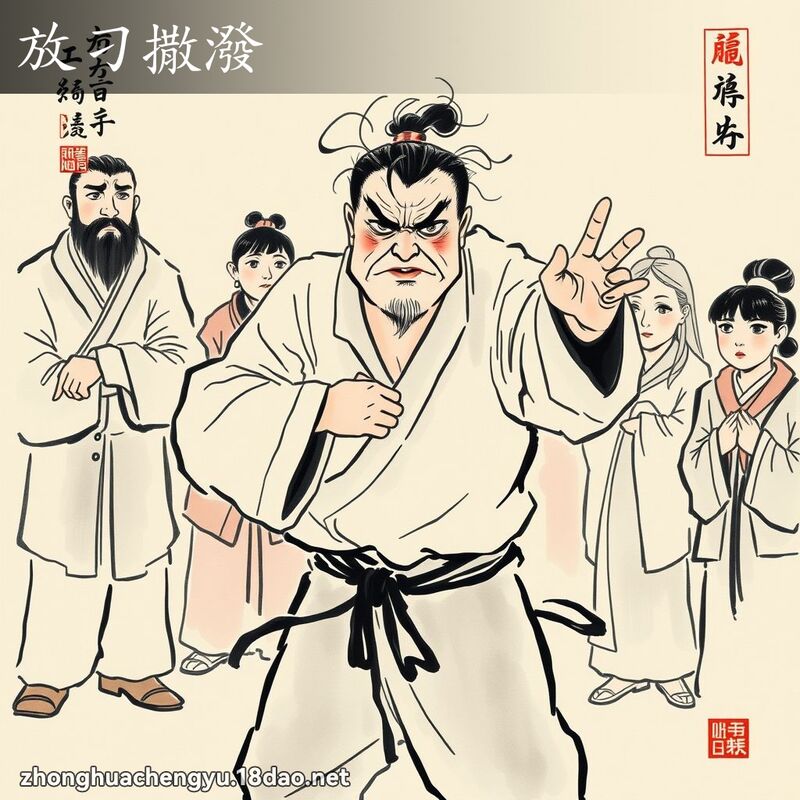 放刁撒潑 配图