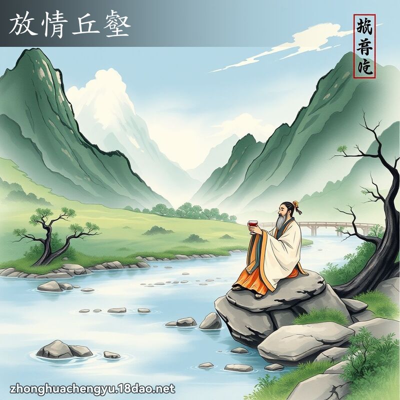 放情丘壑 配图