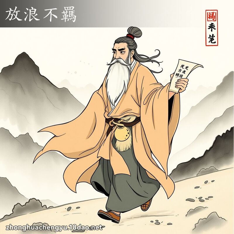 放浪不羈 配图