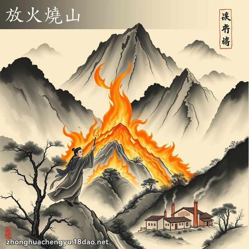 放火燒山 配图