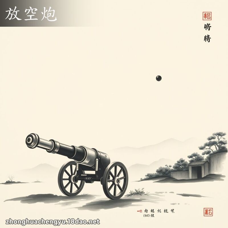 放空炮 配图