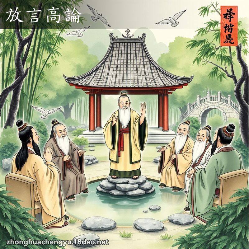 放言高論 配图