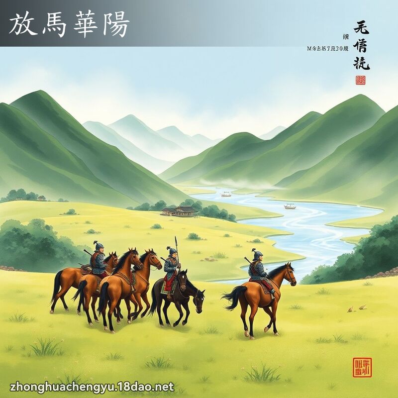 放馬華陽 配图