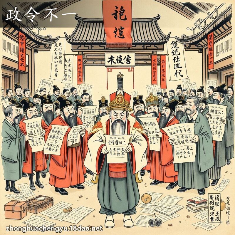 政令不一 配图