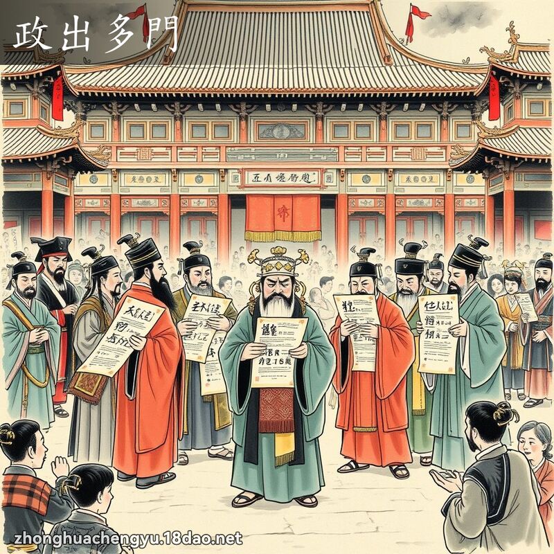 政出多門 配图