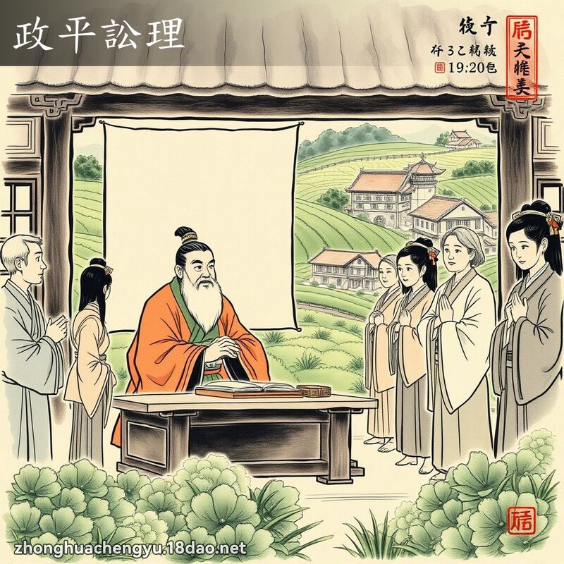 政平訟理 配图