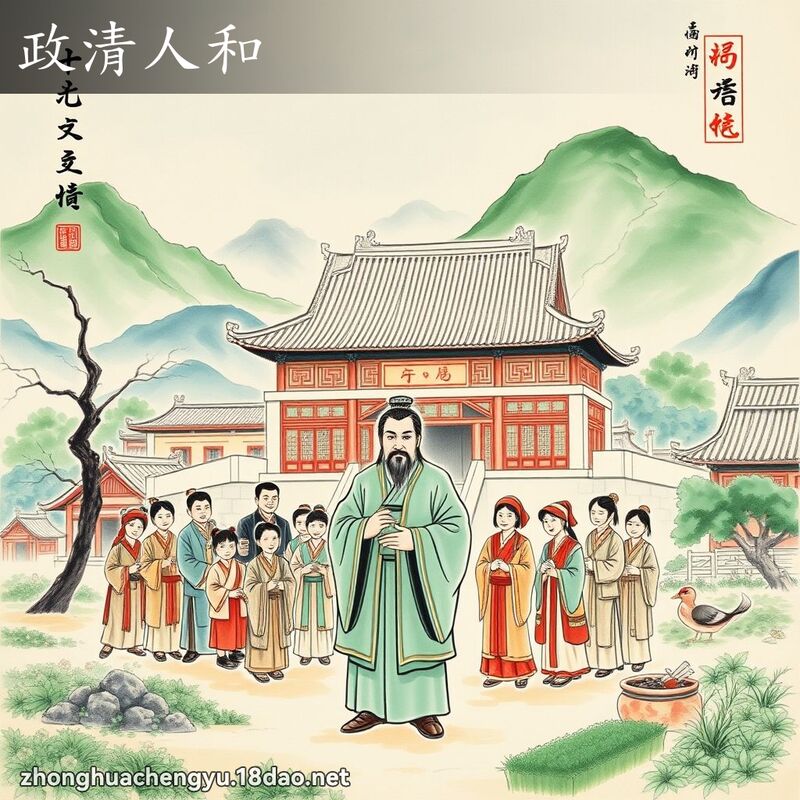 政清人和 配图