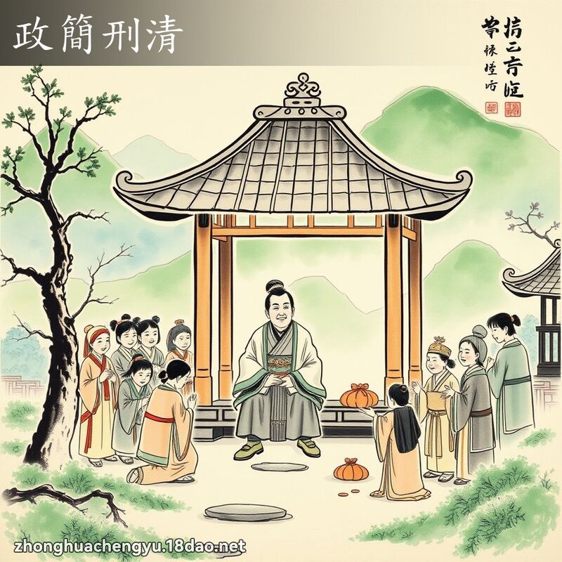 政簡刑清 配图