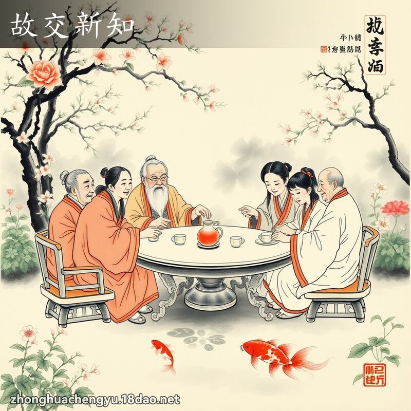 故交新知 配图