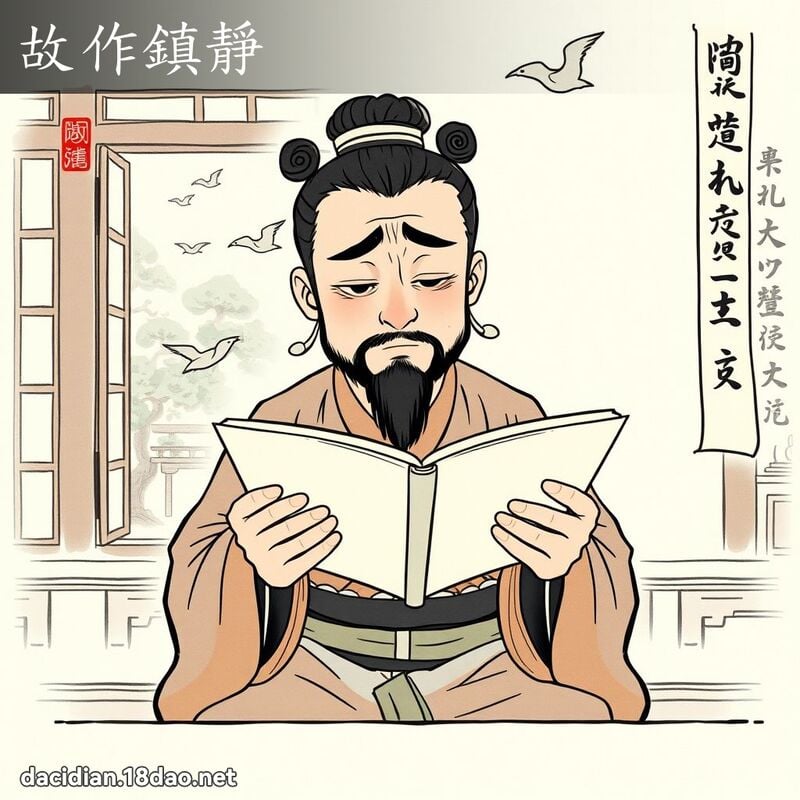 故作鎮靜 配图