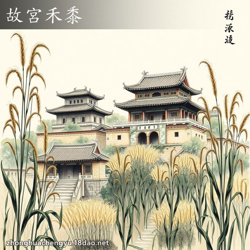故宮禾黍 配图