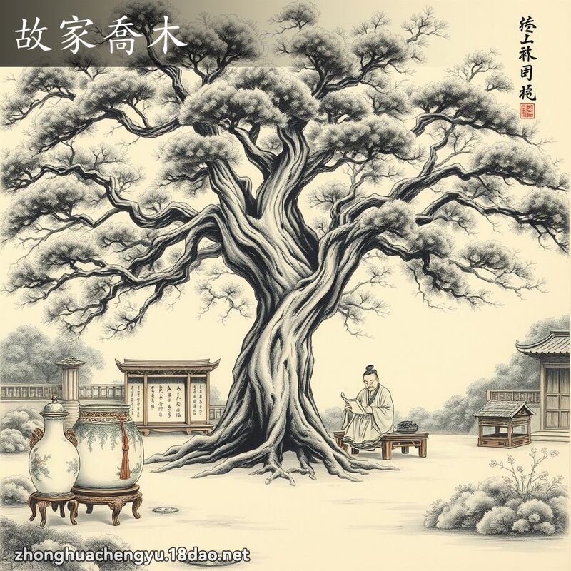 故家喬木 配图