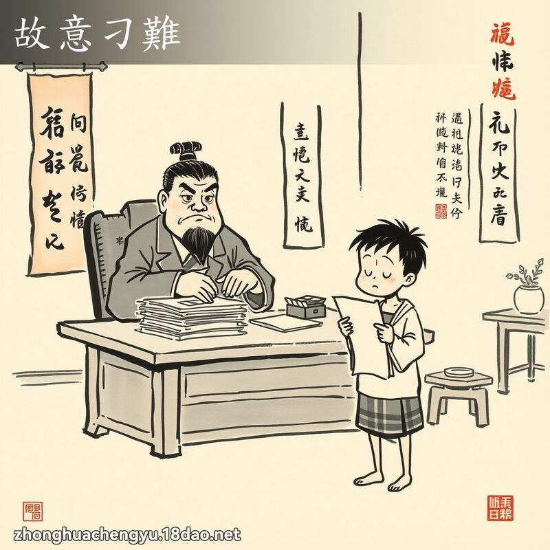 故意刁難 配图