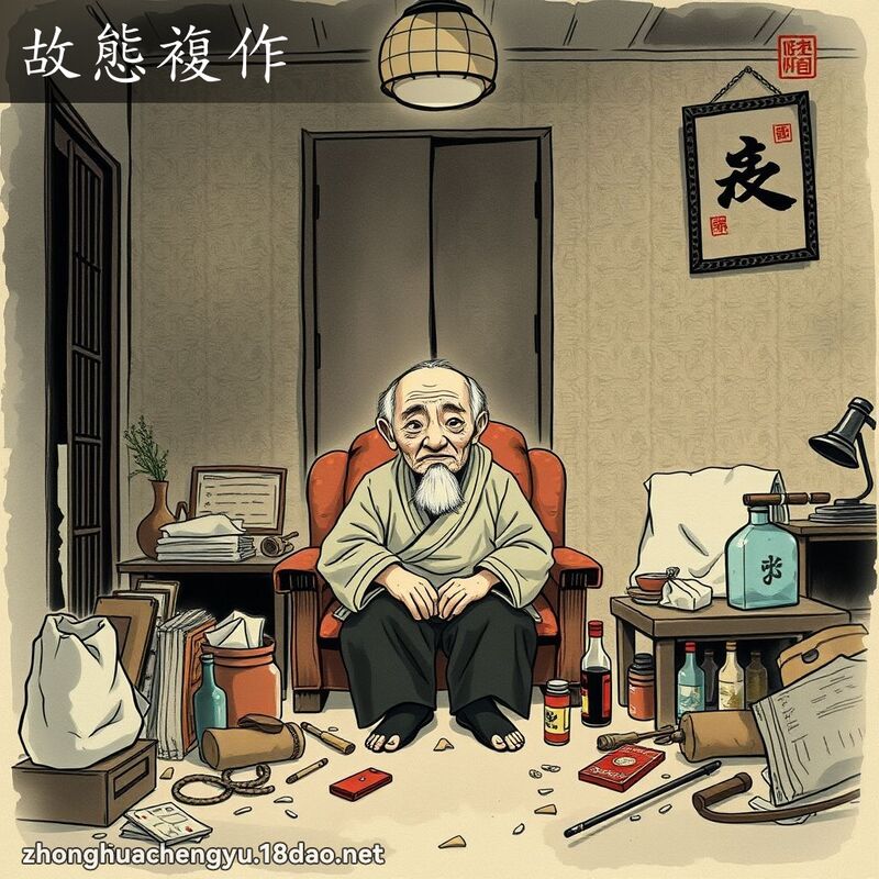 故態複作 配图