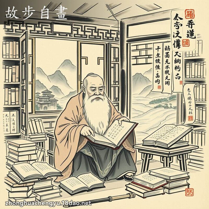 故步自畫 配图