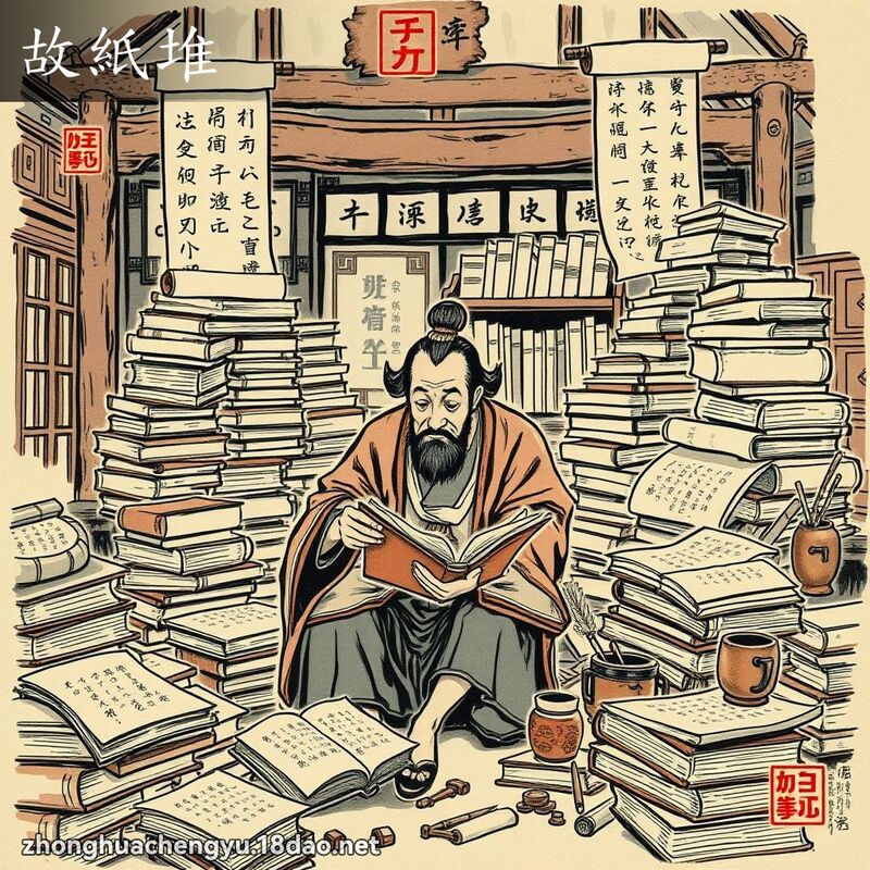 故紙堆 配图