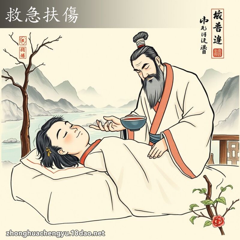 救急扶傷 配图