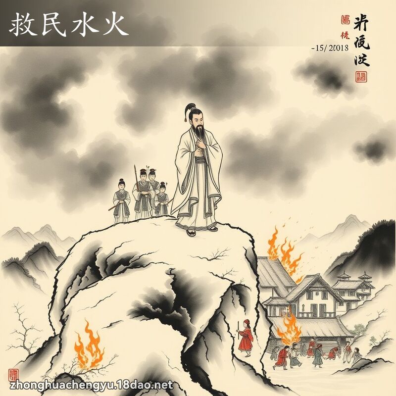 救民水火 配图