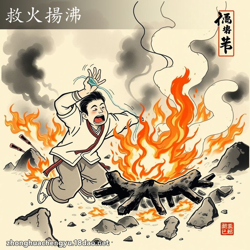 救火揚沸 配图