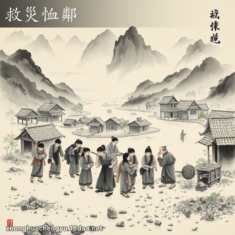 救災恤鄰 配图
