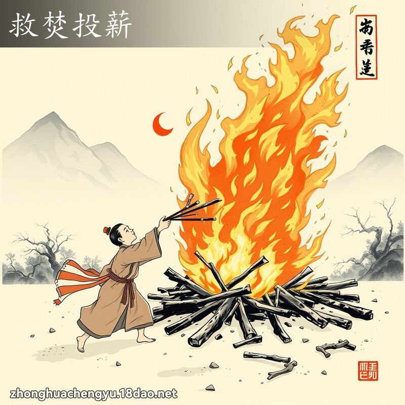 救焚投薪 配图
