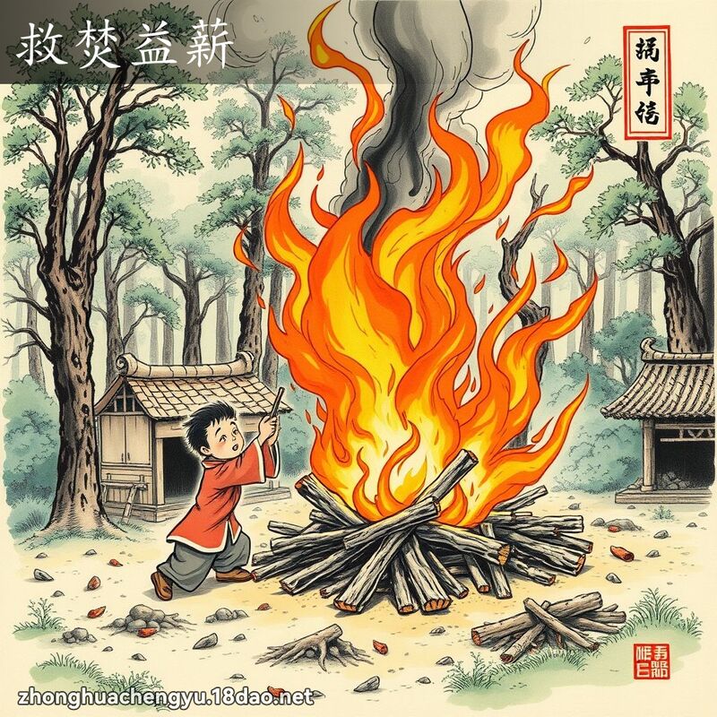 救焚益薪 配图