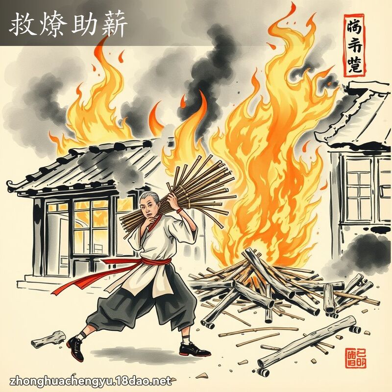 救燎助薪 配图
