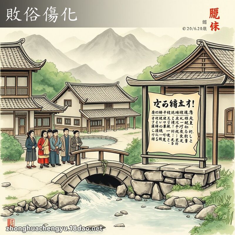 敗俗傷化 配图