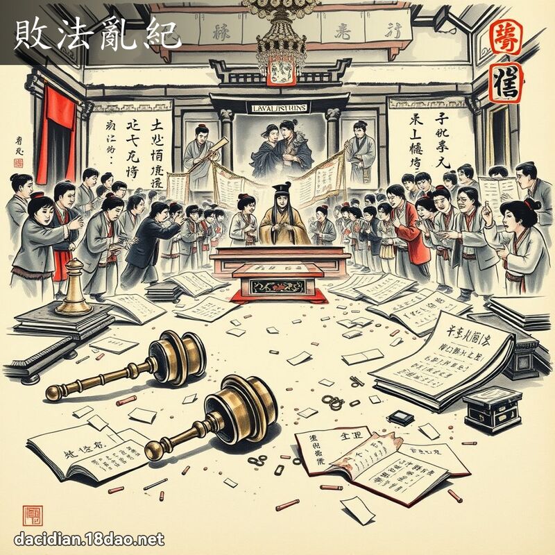 敗法亂紀 配图