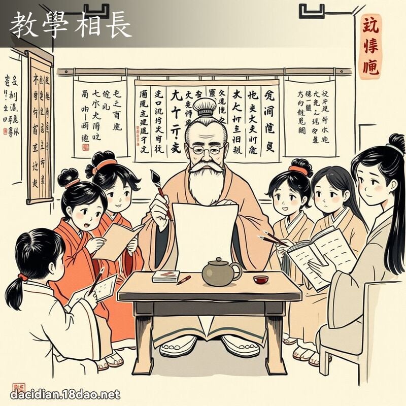 教學相長 配图