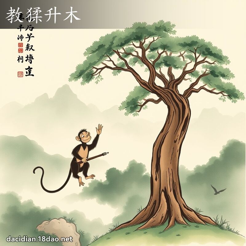 教猱升木 配图
