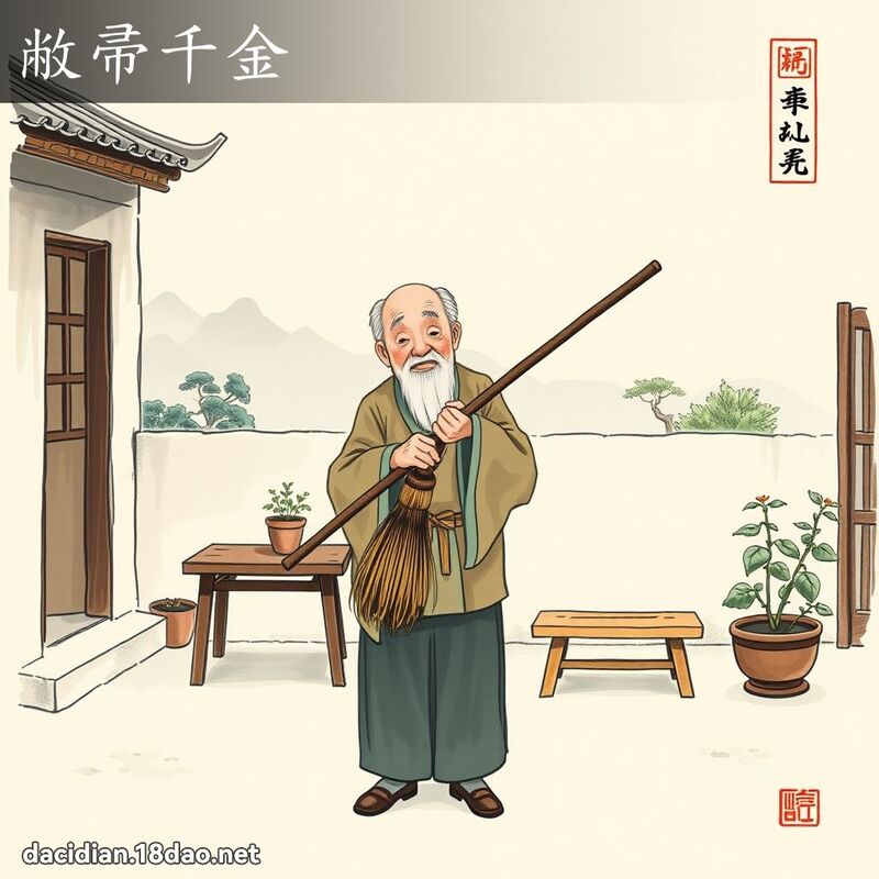 敝帚千金 配图