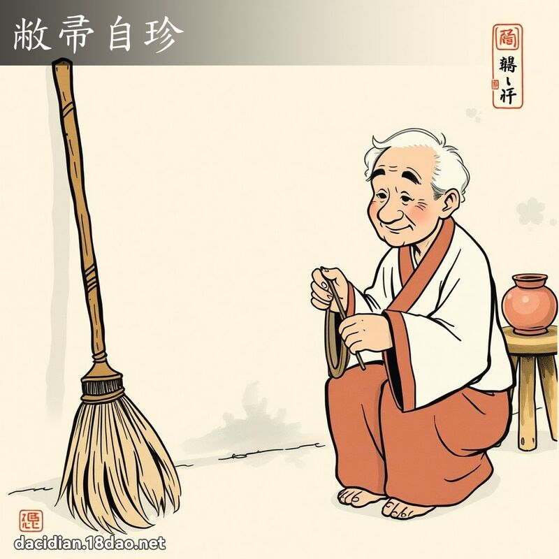 敝帚自珍 配图