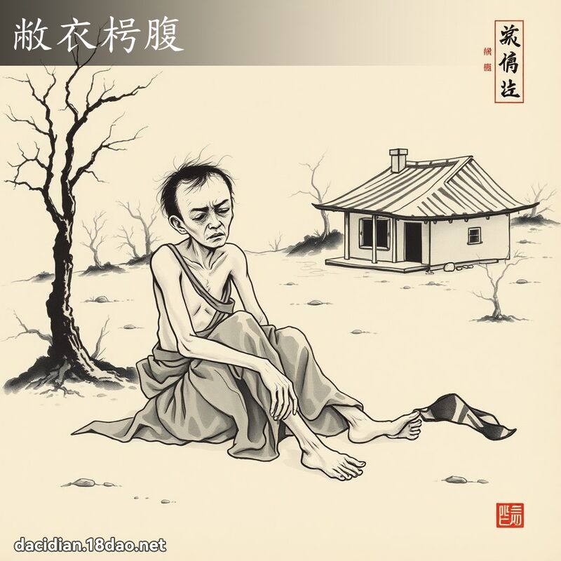 敝衣枵腹 配图