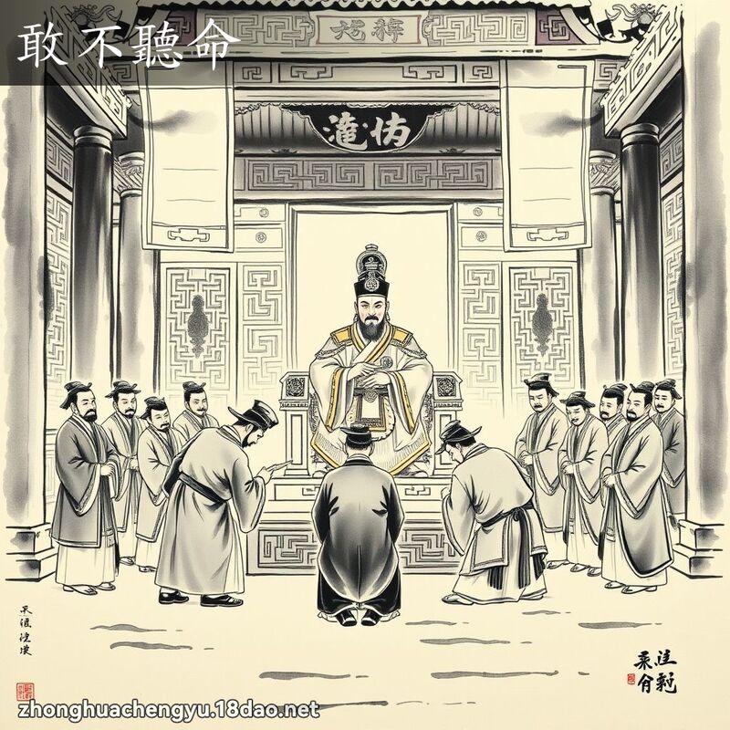 敢不聽命 配图