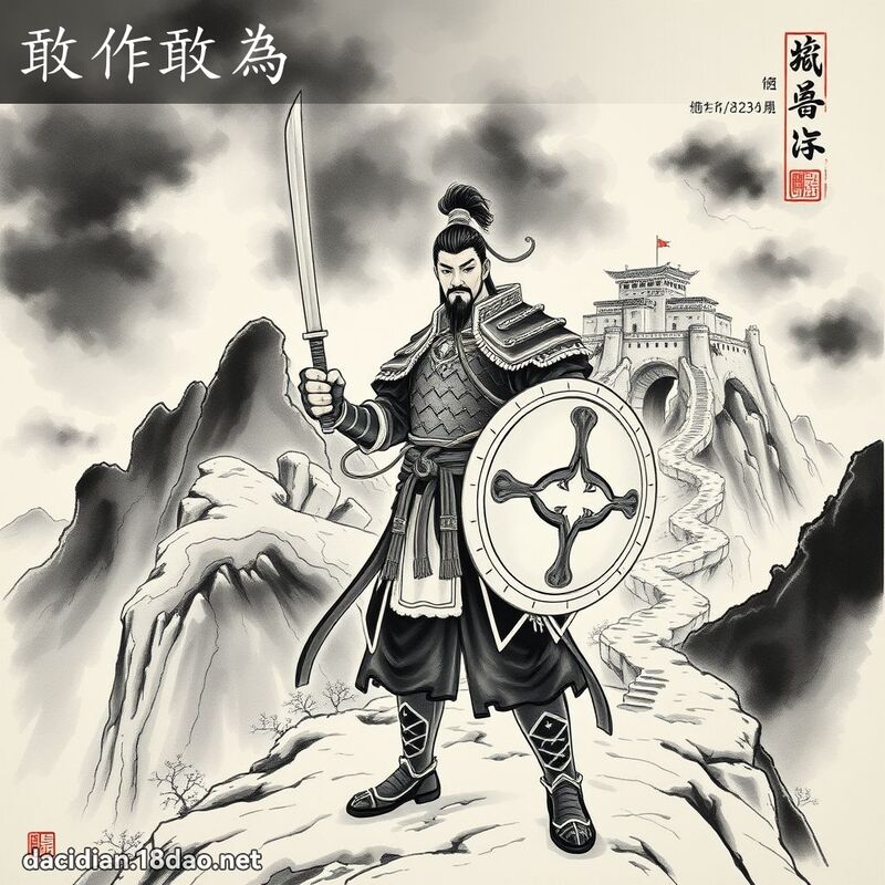 敢作敢為 配图