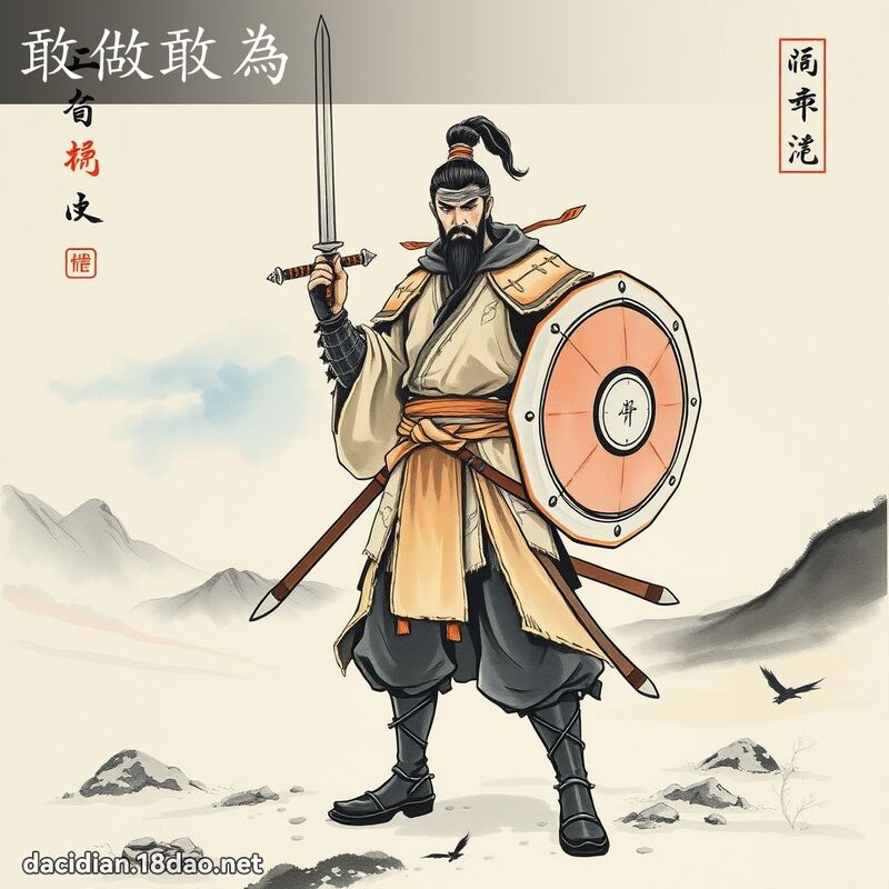 敢做敢為 配图