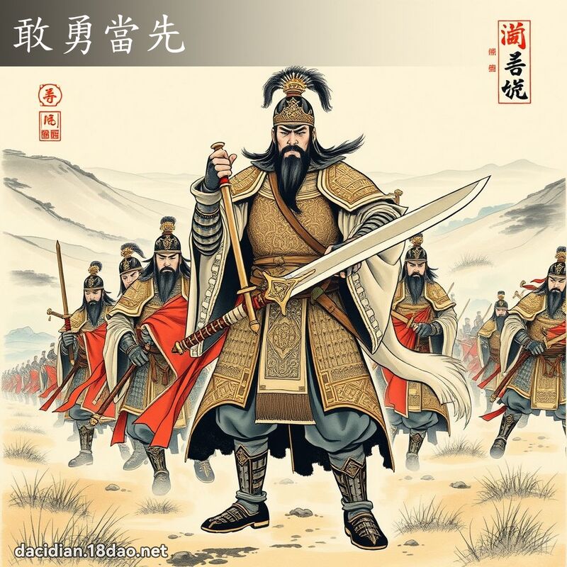 敢勇當先 配图