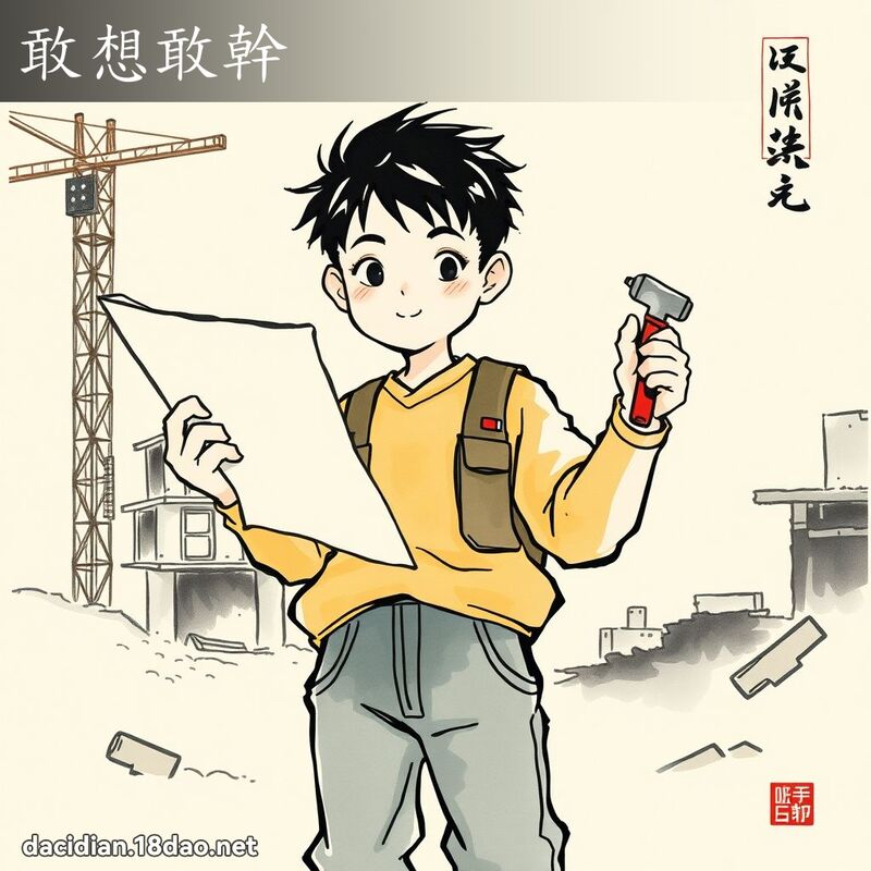 敢想敢幹 配图