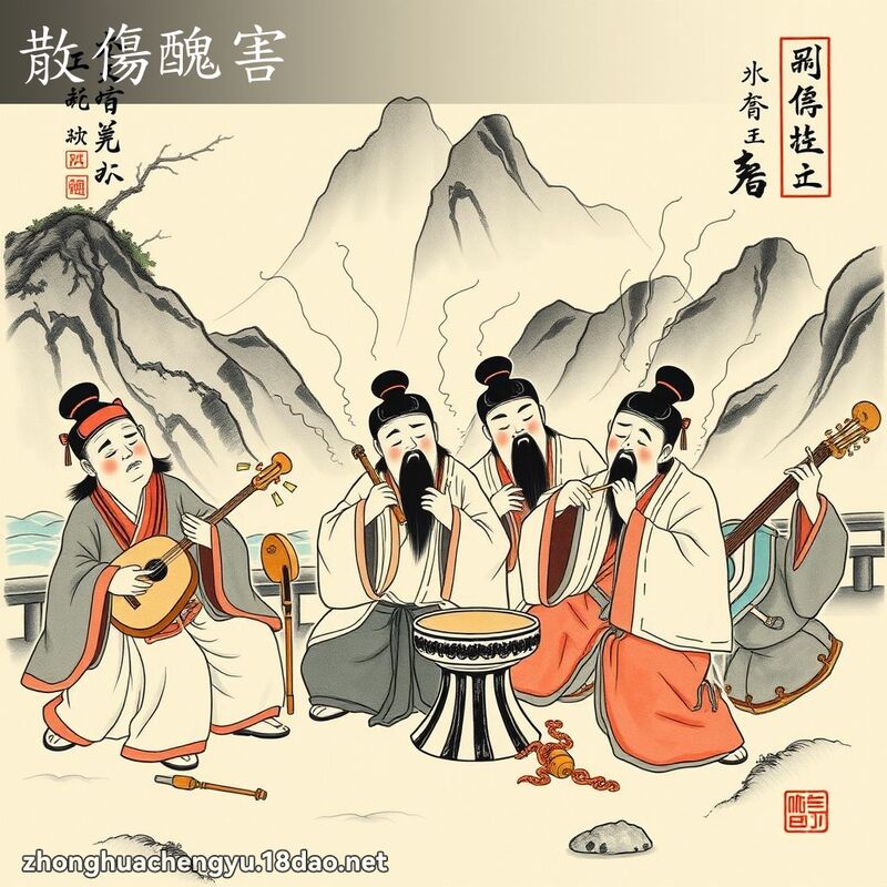 散傷醜害 配图