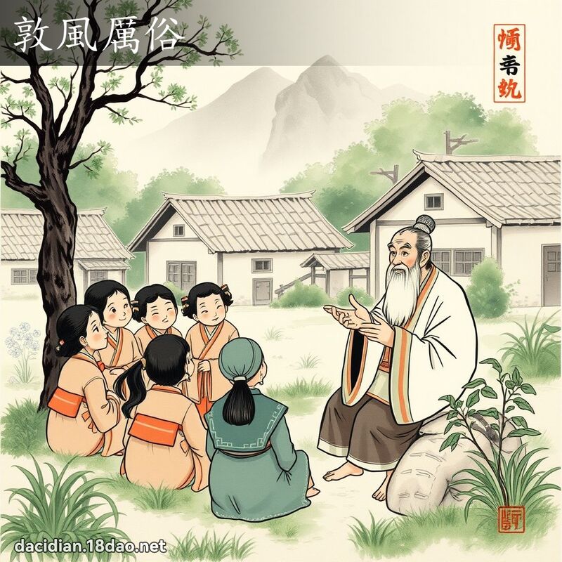 敦風厲俗 配图