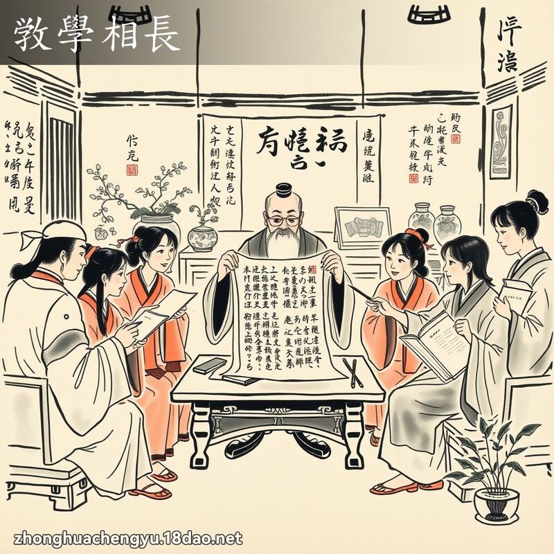 敩學相長 配图