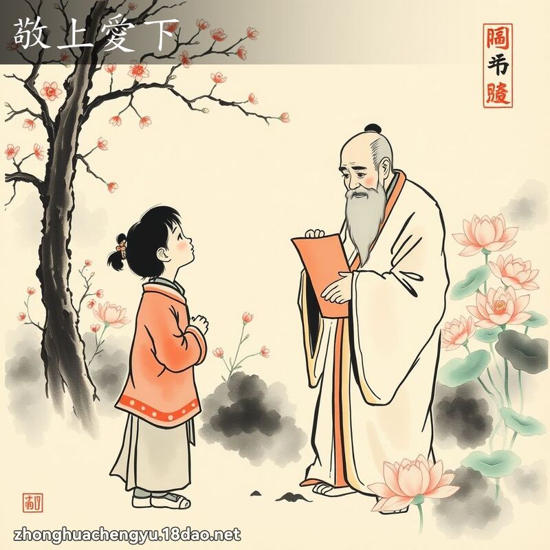 敬上愛下 配图